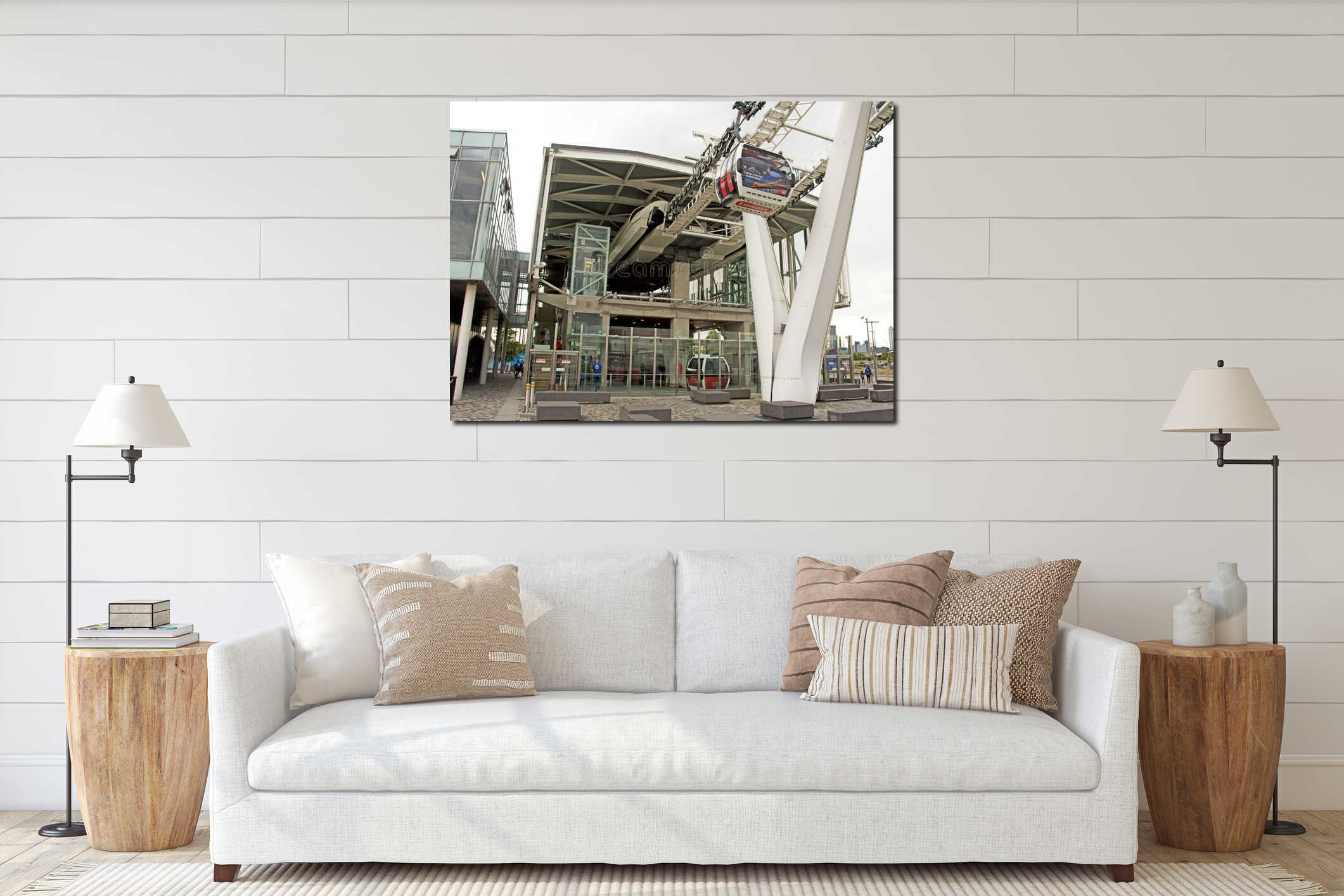 Emirates Cable Car interior mockup