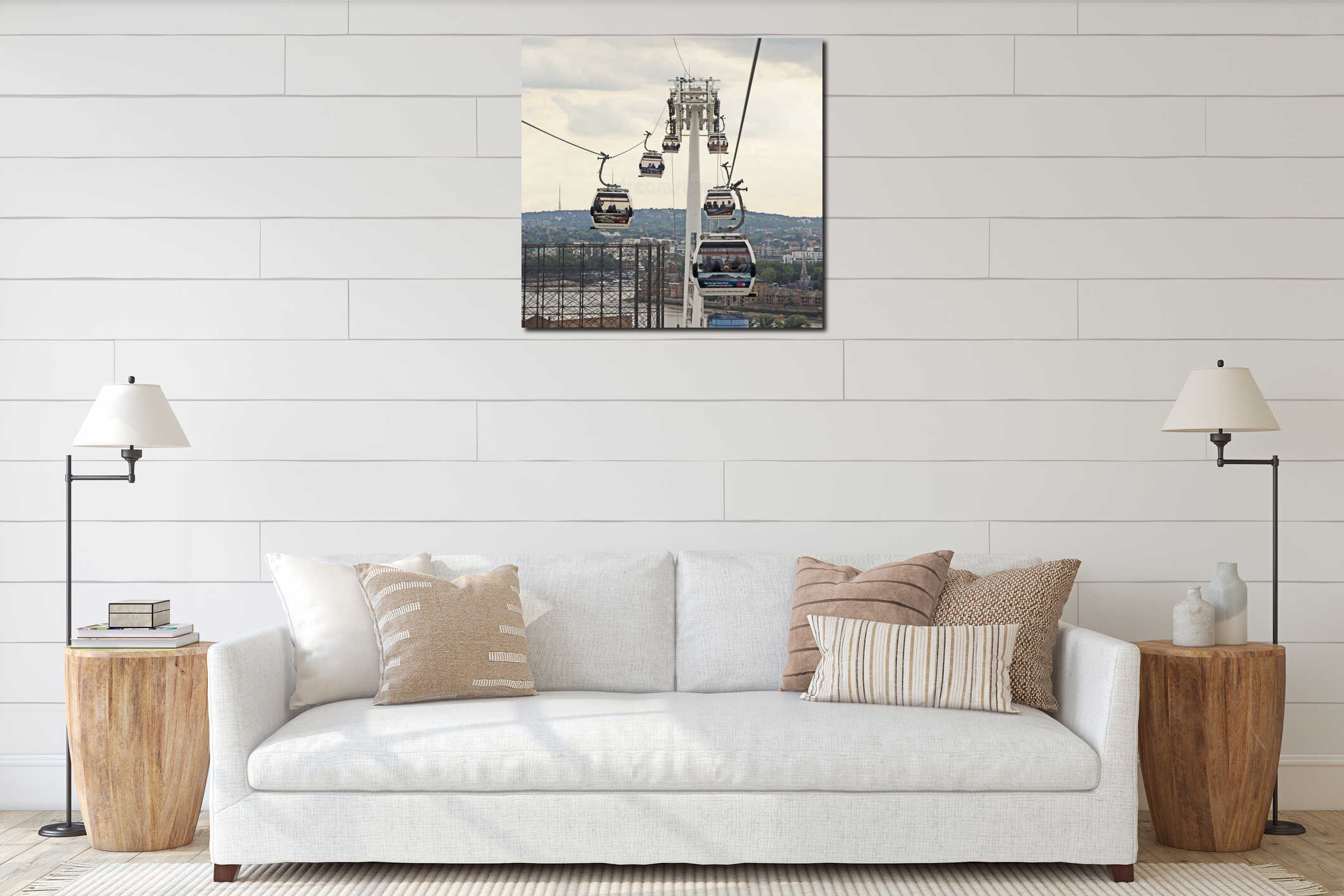 Emirates Cable Car interior mockup