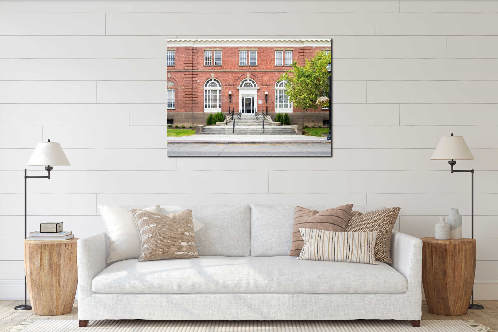 City Hall, La Grande, Oregon interior mockup