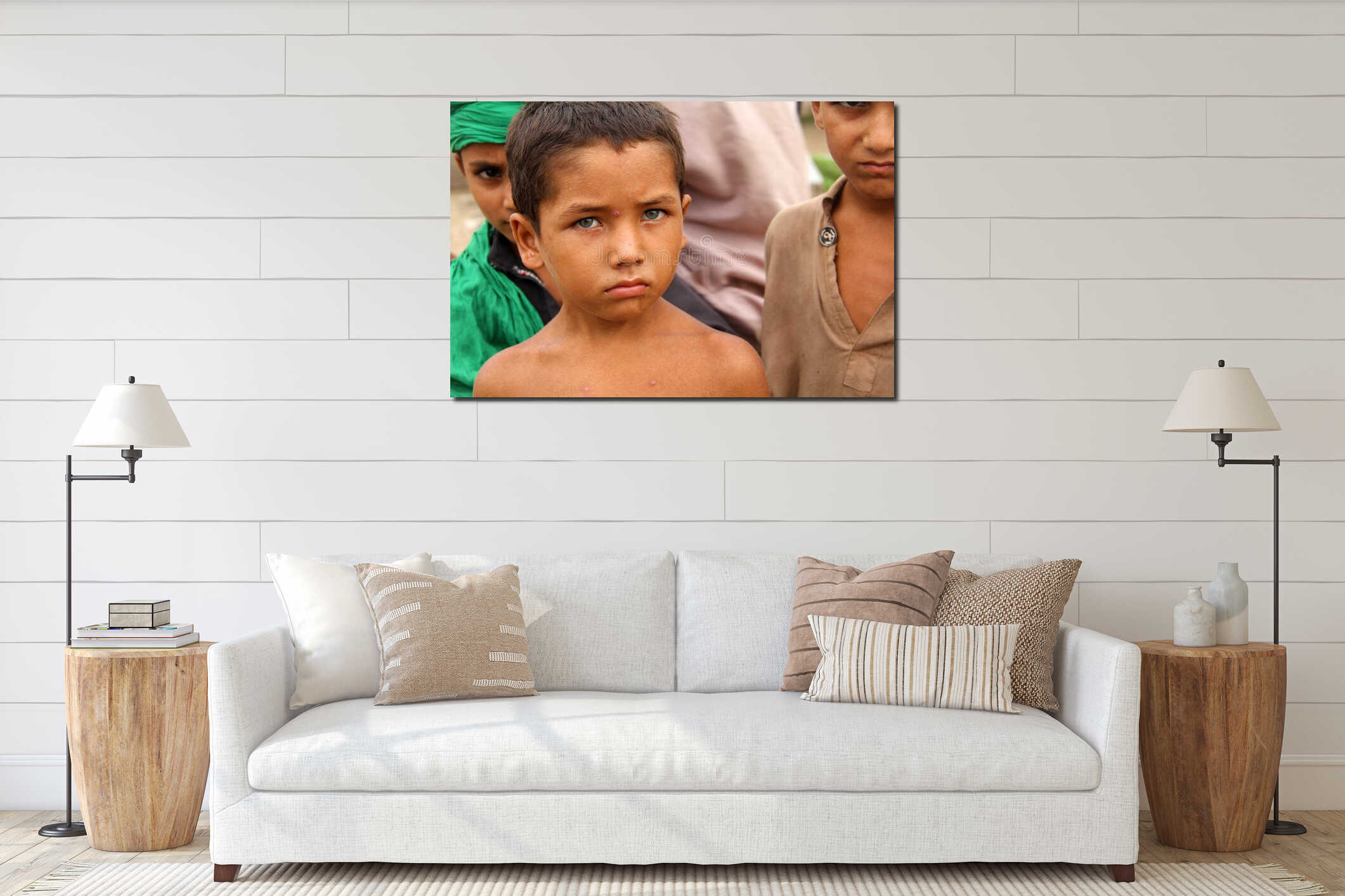 South Asian Street Boy interior mockup