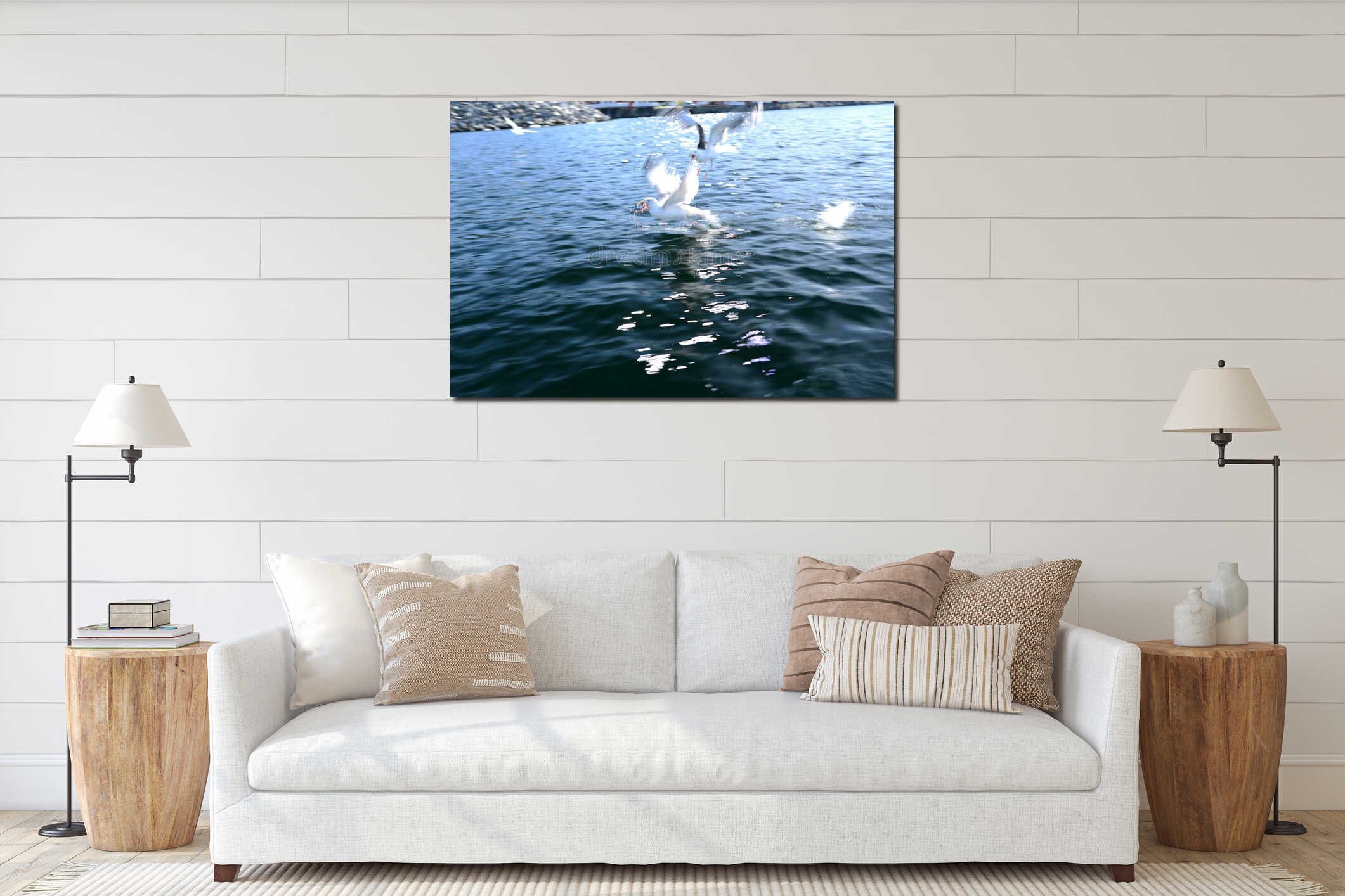 Seagull Fishing interior mockup