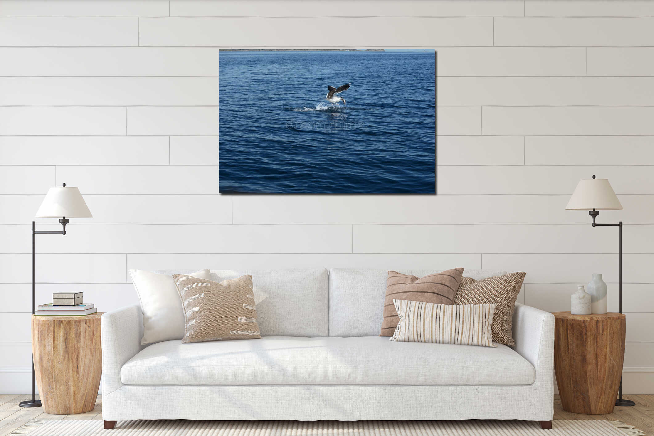 Seagull Fishing interior mockup