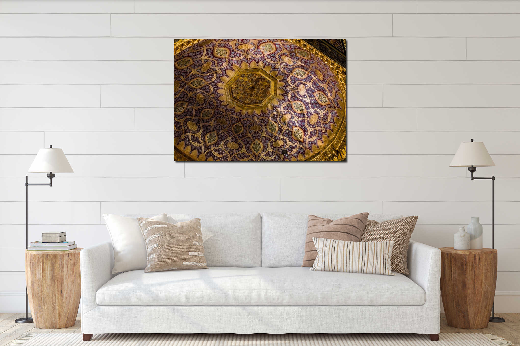 Istanbul, Turkey - Juin 17, 2016: Interior detail from Hunkar Pavilion interior mockup