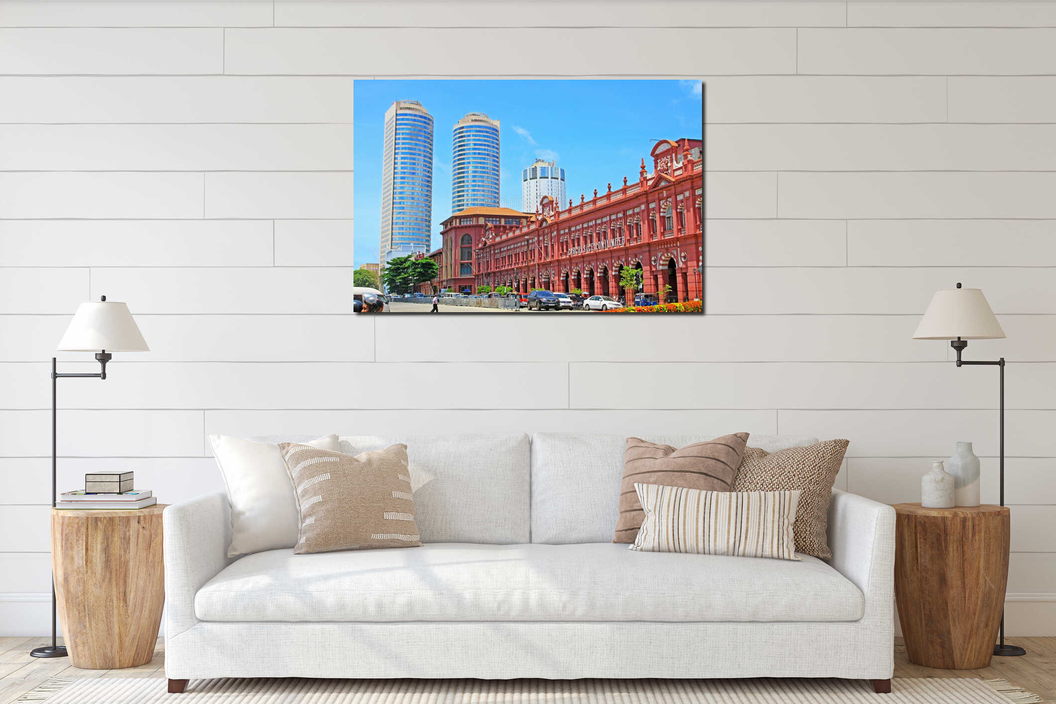 Colonial Building and World Trade Center, Sri Lanka Colombo interior mockup