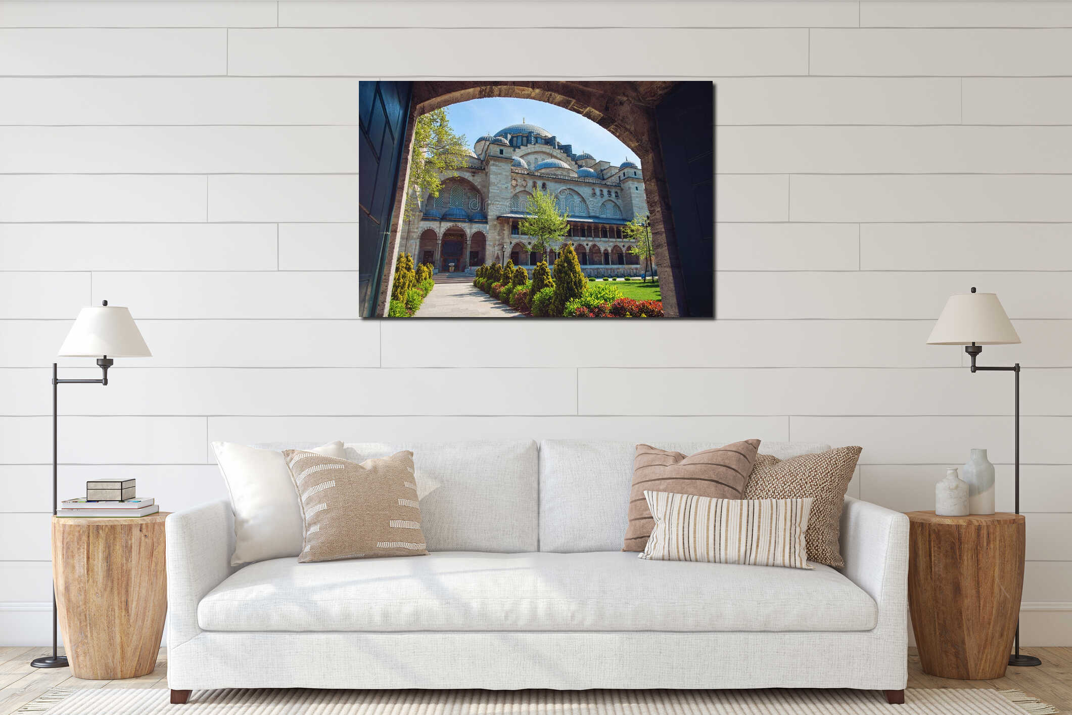 Entrance to courtyard of Suleymaniye interior mockup