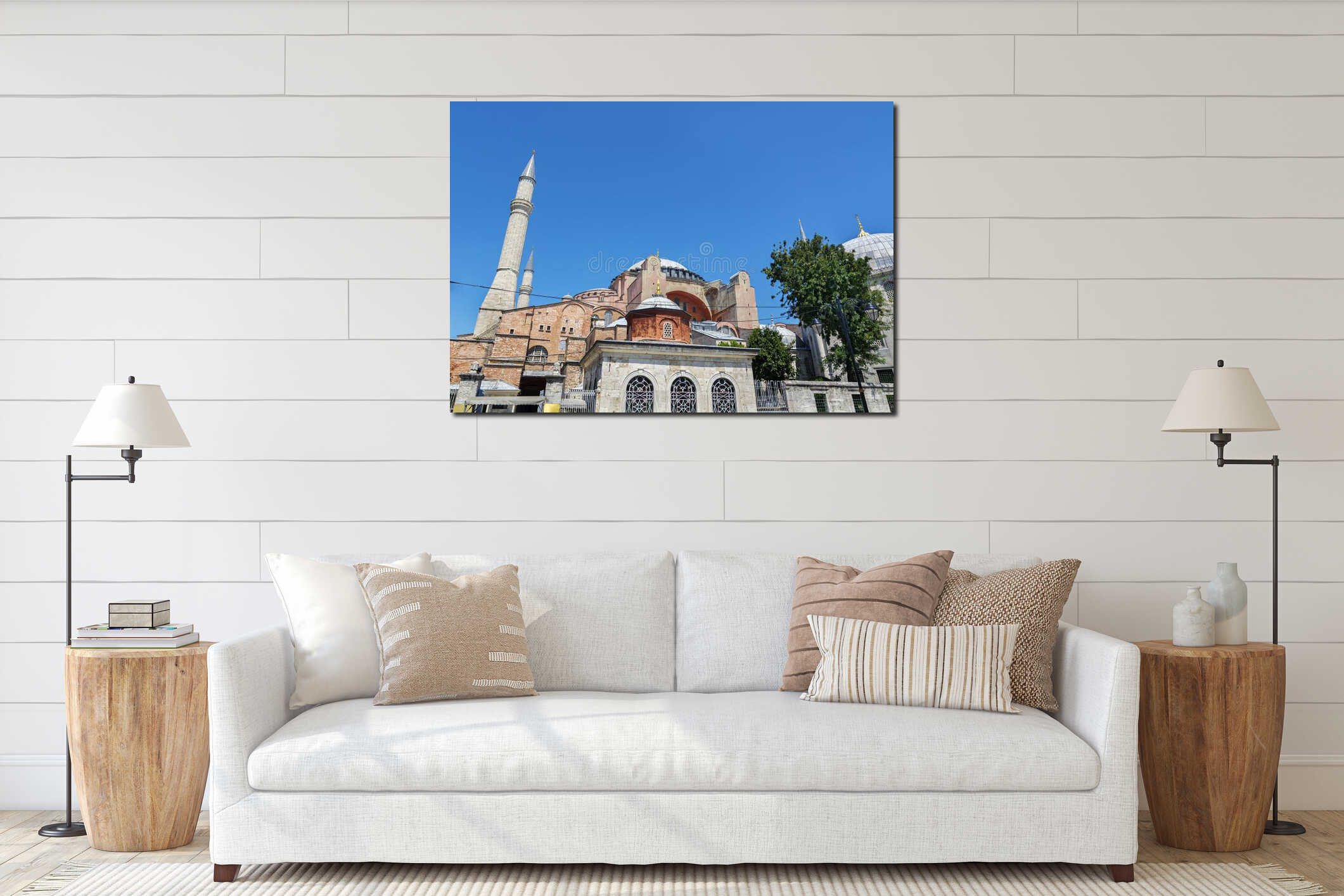Hagia Sophia ayasofya mosque- istanbul , Turkey interior mockup